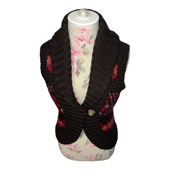 Abercrombie & Fitch Women’s Wool Blend Sweater Vest EUC Size XS - Picture 6 of 13